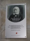 Gallatin plaque