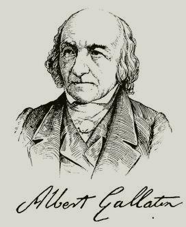Gallatin with signature