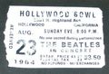Beatles ticket Beatles ticket