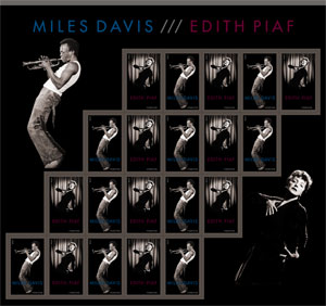 Piaf stamps