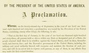 Emancipation proclamation 1