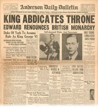 EDWARD viii ABDICATION