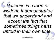 Patience quotation