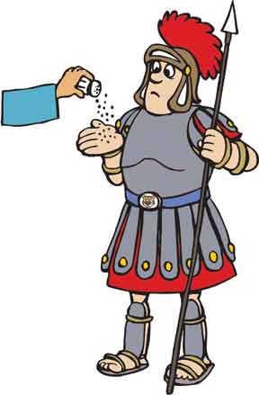 Salt  Roman soldier