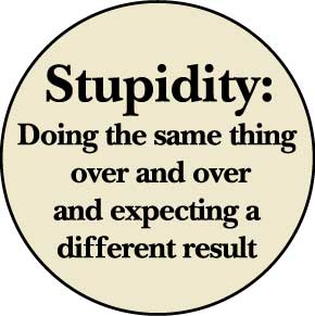 Stupidity-Doing-Same-Thing-Over-Button-0681 Stupidity-Doing-Same-Thing-Over-Button-0681