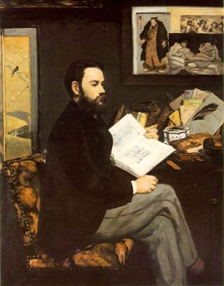 Norton Simon - Manet,_Edouard_-_Portrait_of_Emile_Zola