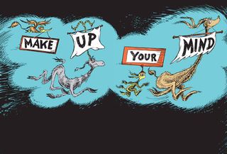 Seuss Make up mind Seuss Make up mind