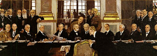 Clemenceau - Signing Versailles Clemenceau - Signing Versailles