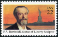 Timbre -Bartholdi-Statue-of-Liberty Timbre -Bartholdi-Statue-of-Liberty
