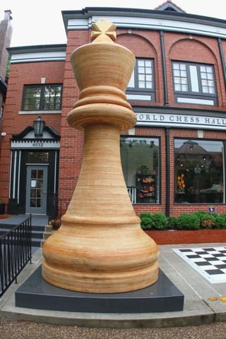 Chess world's large piece