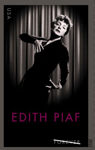 Edith-Piaf stamp Edith-Piaf stamp