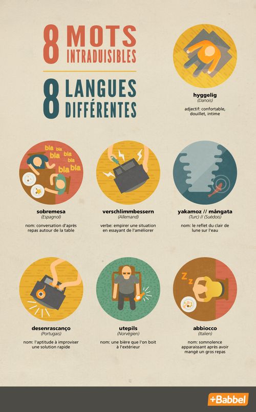 8 mots intraduisible