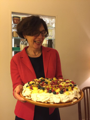 Carmella with pavlova 