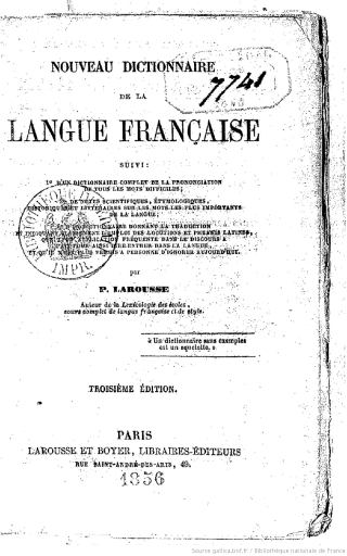 Larousse Nouveau_dictionnaire