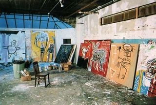 Basquiat studio
