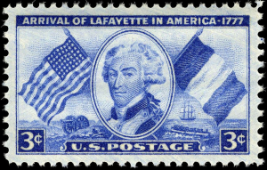 Lafayette_stamp_3c_1952_issue