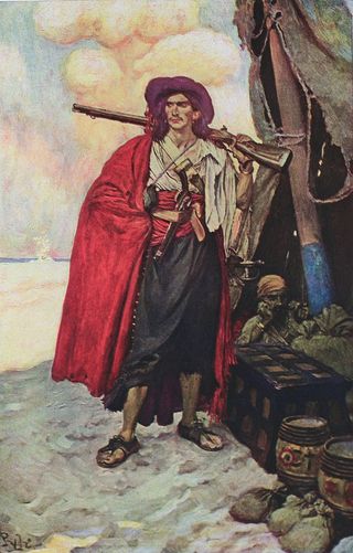 Buccaneer of the Caribbean - Book of Pirates  1921(Howard Pyle)