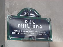Plaque Philidor