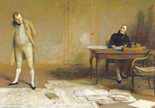 Napoléon-dictant-ses-mémoires-à-Emmanuel-de-Las-Cases-