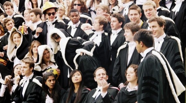 Cad - students at Clare College Cambridge