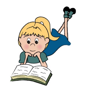 Tintin - girl reading