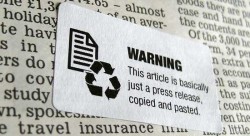 Churnalism warning Churnalism warning
