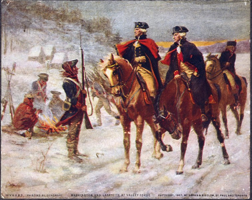 Lafayette & Washington at Forge Valley